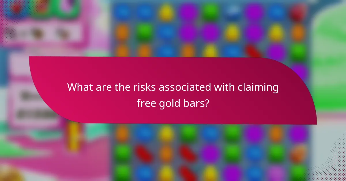 What are the risks associated with claiming free gold bars?